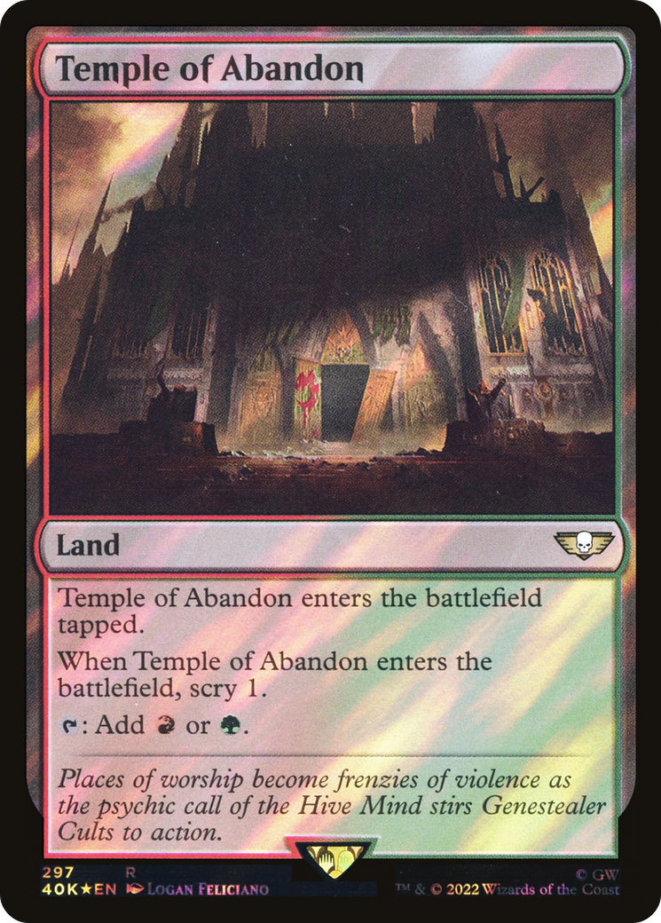 Temple of Abandon (Surge Foil) [Warhammer 40,000]
