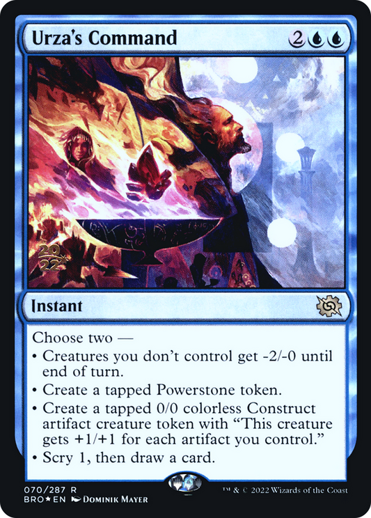 Urza's Command [The Brothers' War Prerelease Promos]