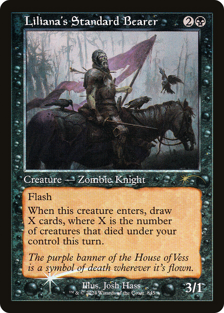 Liliana's Standard Bearer (Retro Frame) [Secret Lair Drop Series]