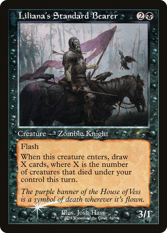 Liliana's Standard Bearer (Retro Frame) [Secret Lair Drop Series]