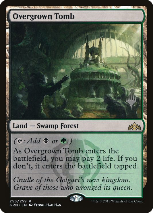 Overgrown Tomb (Promo Pack) [Guilds of Ravnica Promos]