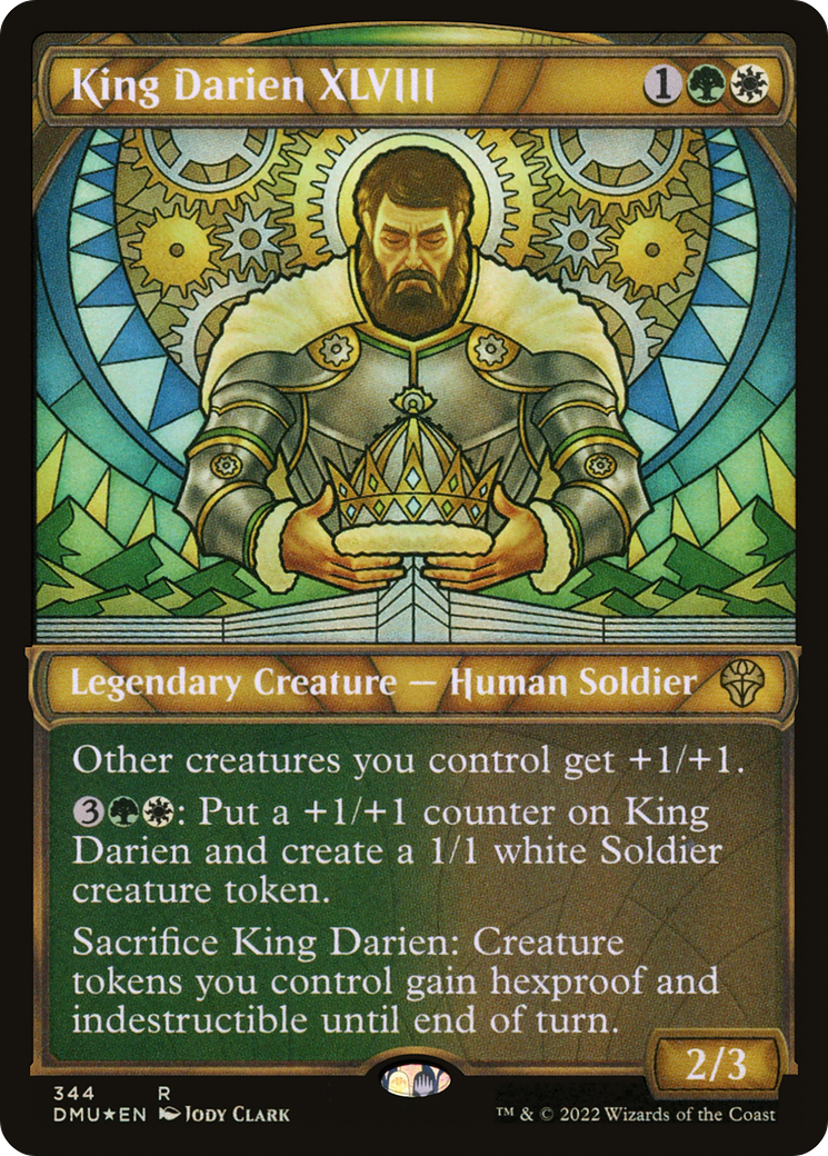 King Darien XLVIII (Showcase Textured) [Dominaria United]