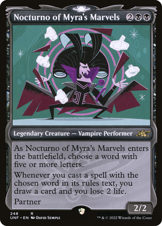 Nocturno of Myra's Marvels (Showcase) [Unfinity]