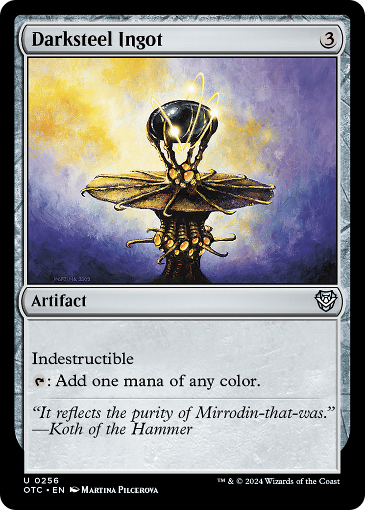 Darksteel Ingot [Outlaws of Thunder Junction Commander]