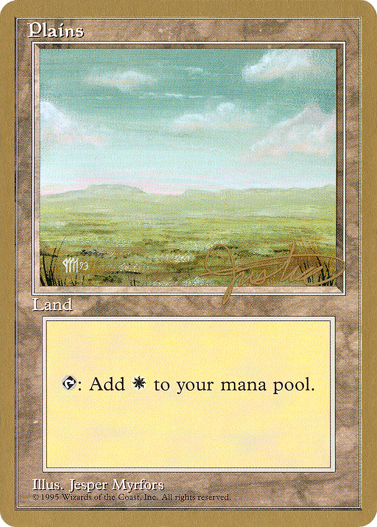 Plains (mj366) (Mark Justice) [Pro Tour Collector Set]