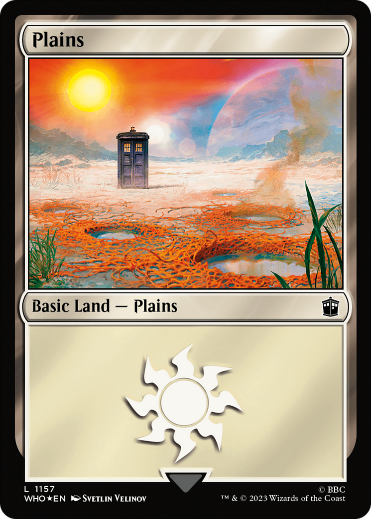 Plains (1157) (Surge Foil) [Doctor Who]