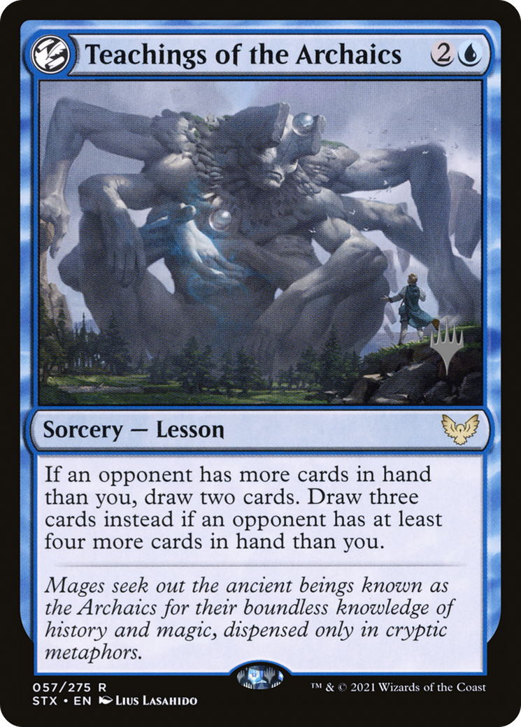 Teachings of the Archaics (Promo Pack) [Strixhaven: School of Mages Promos]