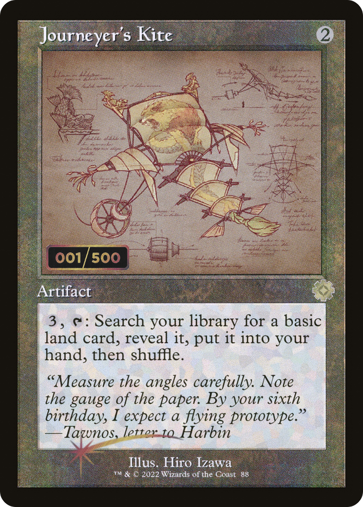 Journeyer's Kite (Retro Schematic) (Serialized) [The Brothers' War Retro Artifacts]