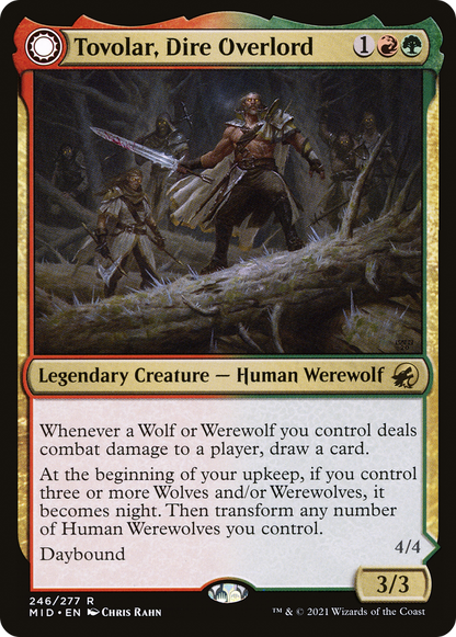 Tovolar, Dire Overlord // Tovolar, the Midnight Scourge [Innistrad: Midnight Hunt]