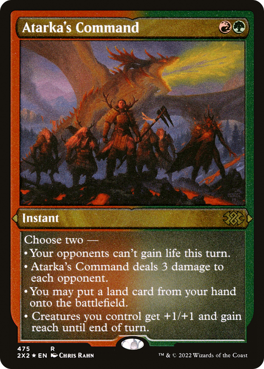 Atarka's Command (Foil Etched) [Double Masters 2022]