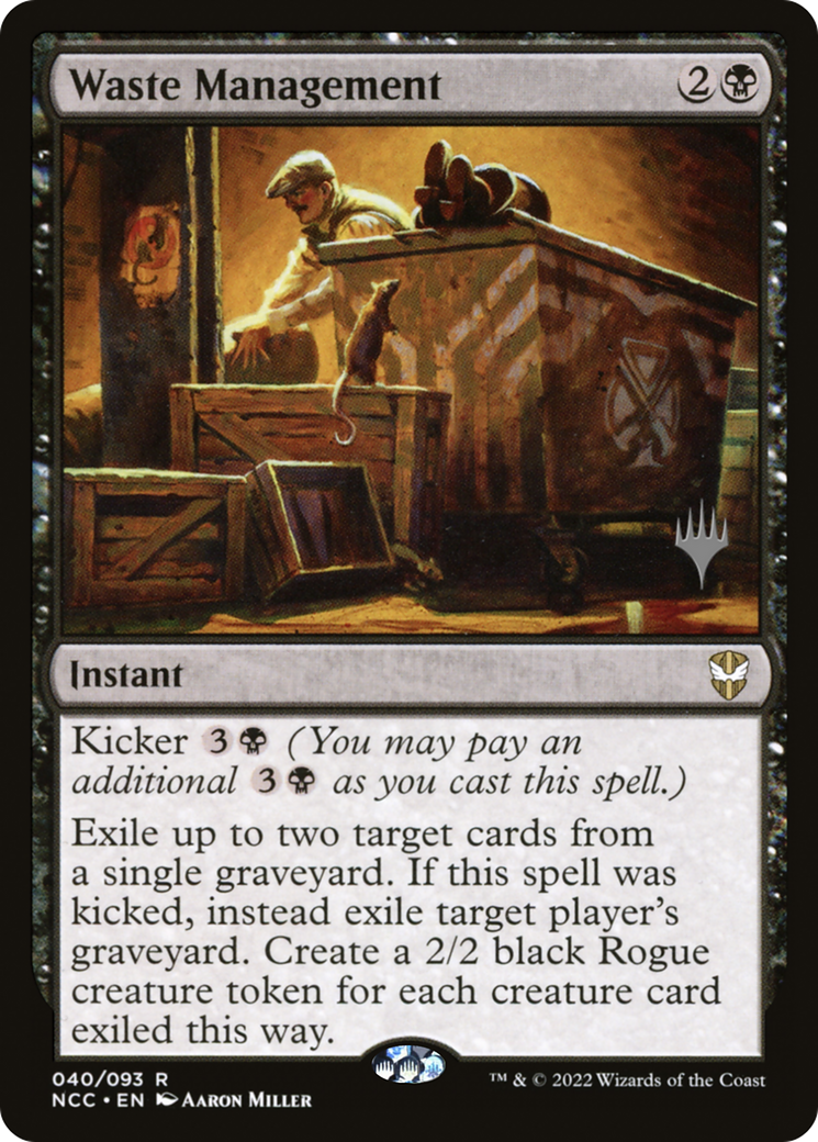 Waste Management (Promo Pack) [Streets of New Capenna Commander Promos]