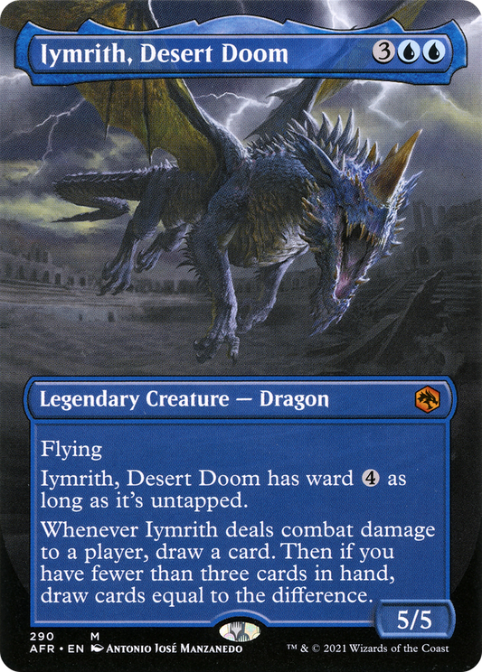 Iymrith, Desert Doom (Borderless Alternate Art) [Dungeons & Dragons: Adventures in the Forgotten Realms]