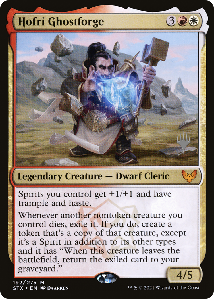 Hofri Ghostforge (Promo Pack) [Strixhaven: School of Mages Promos]