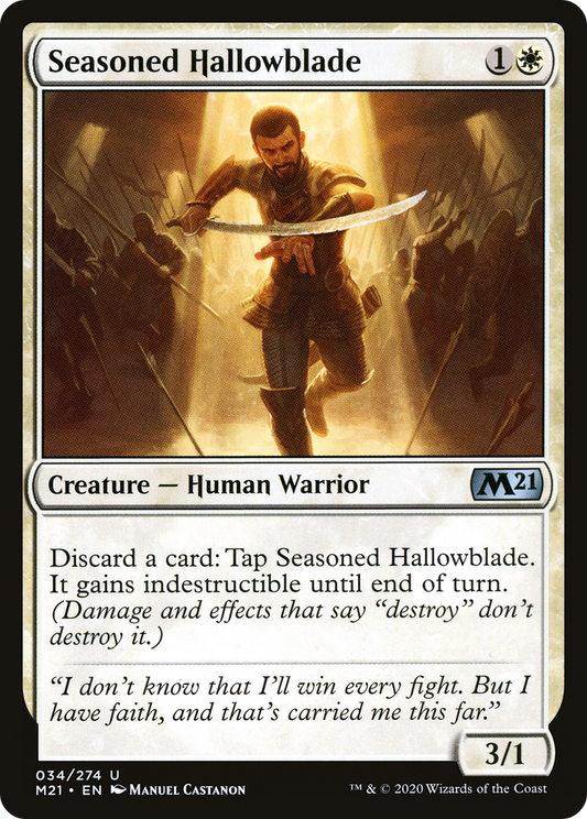 Seasoned Hallowblade [Core Set 2021]
