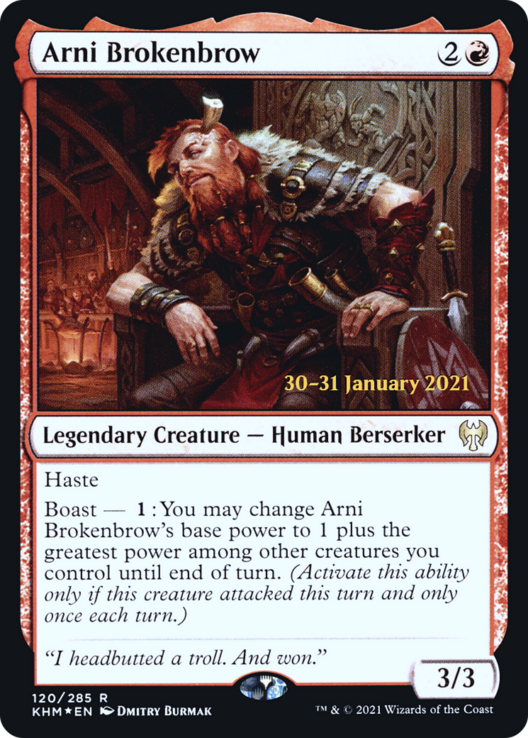 Arni Brokenbrow [Kaldheim Prerelease Promos]
