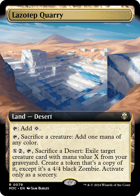 Lazotep Quarry (Extended Art) [Modern Horizons 3 Commander]