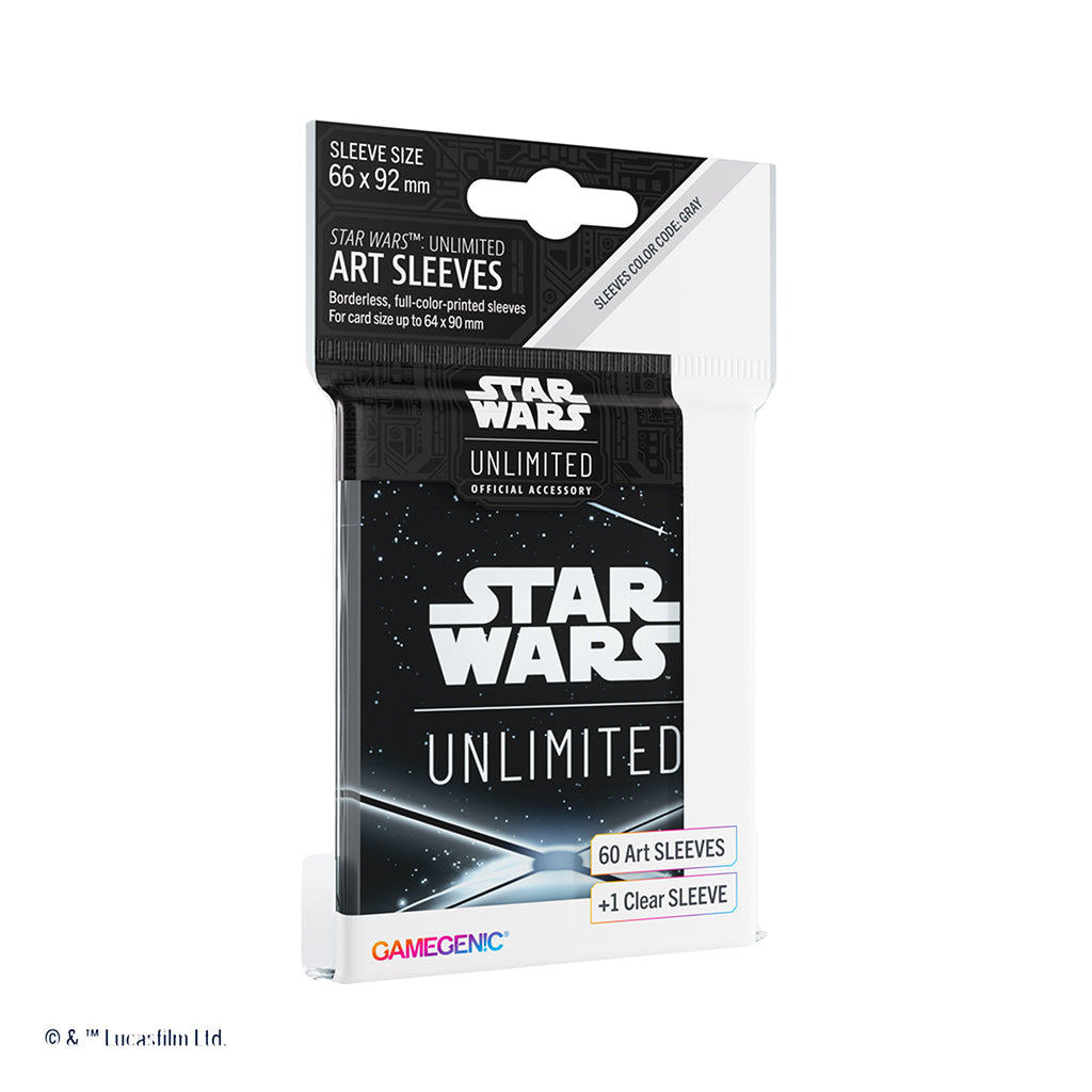 Star Wars: Unlimited - Card Back Black Art Sleeves