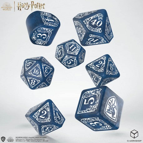 Q Workshop Harry Potter Ravenclaw Modern Dice Set - Blue