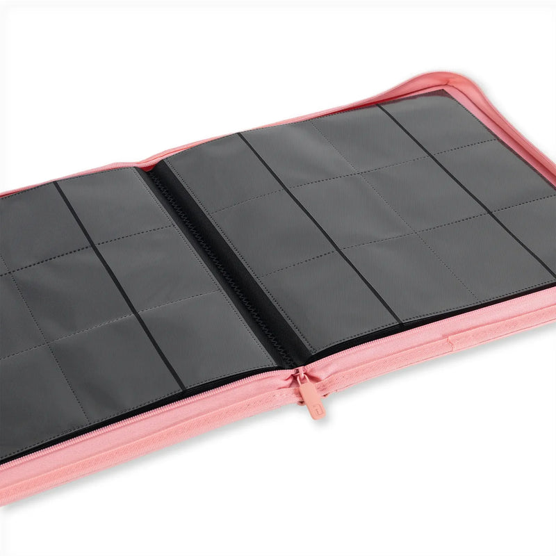 Vault X: 12-Pocket Exo-Tec® Zip Binder - Pink