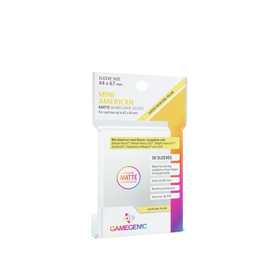 GameGenic Board Game Matte Sleeves - Mini American (50)