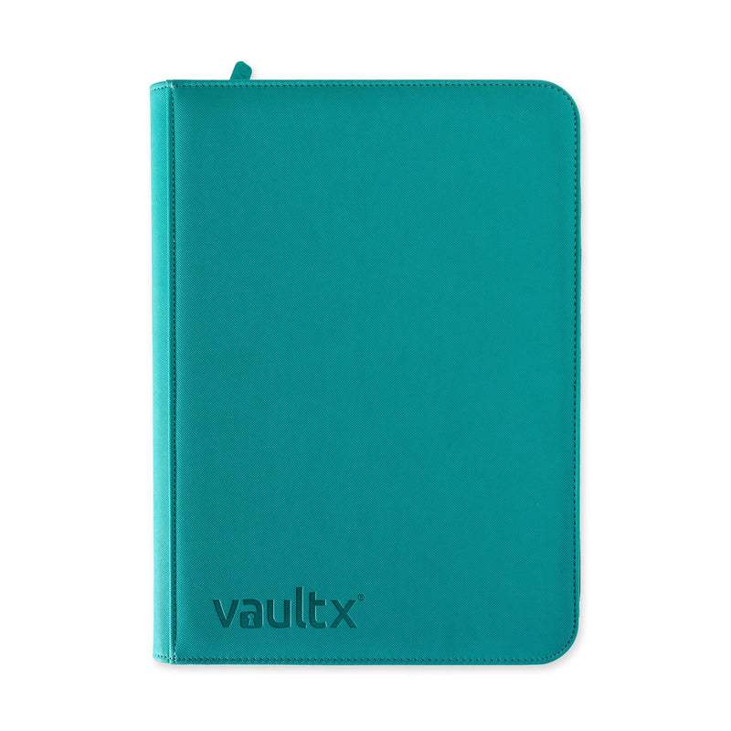 Vault X: 9-Pocket Exo-Tec® Zip Binder - Ocean Blue