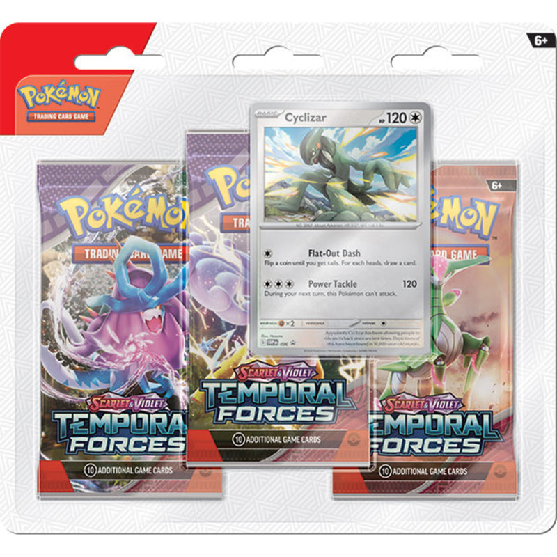 Pokemon Scarlet & Violet Temporal Forces 3 Blister Pack