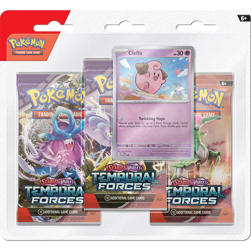 Pokemon Scarlet & Violet Temporal Forces 3 Blister Pack