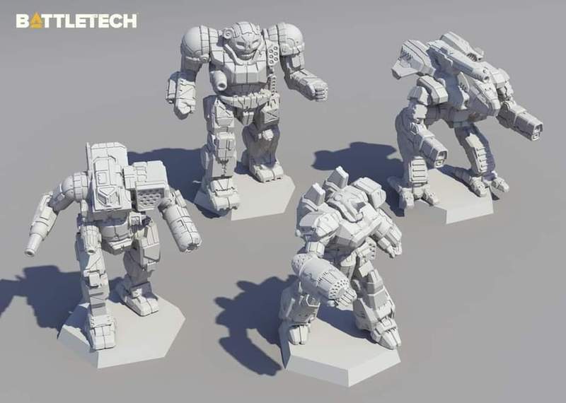 BattleTech: Miniature Force Pack - Inner Sphere Direct Fire Lance