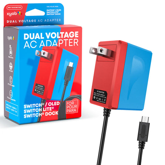 XYAB Power Adapter - Switch (Red/Blue)