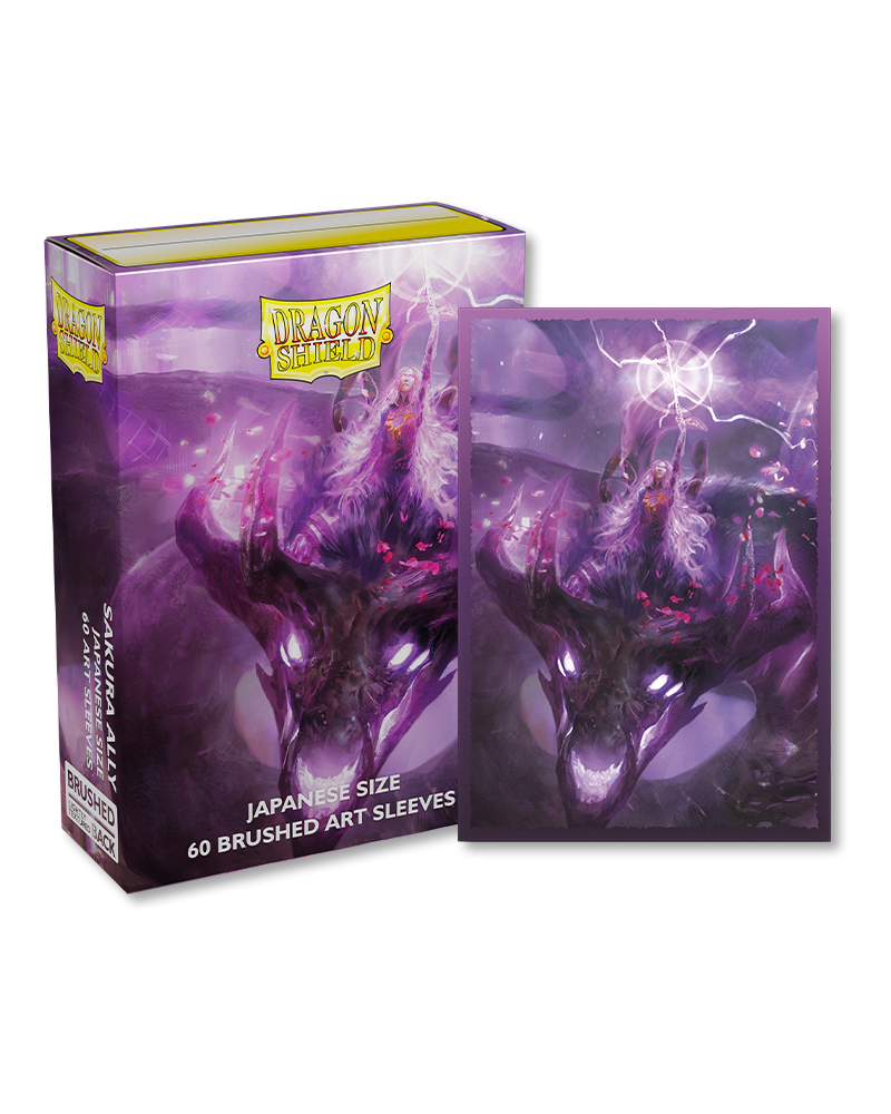 Dragon Shield Brushed Art Japanese Sleeves - Sakura Ally (60)