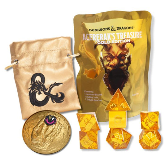 Acererak's Treasure Pack Dice Sets - Gold Edition