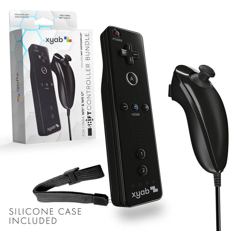 XYAB Shift Wii Wireless Controller Bundle - Black
