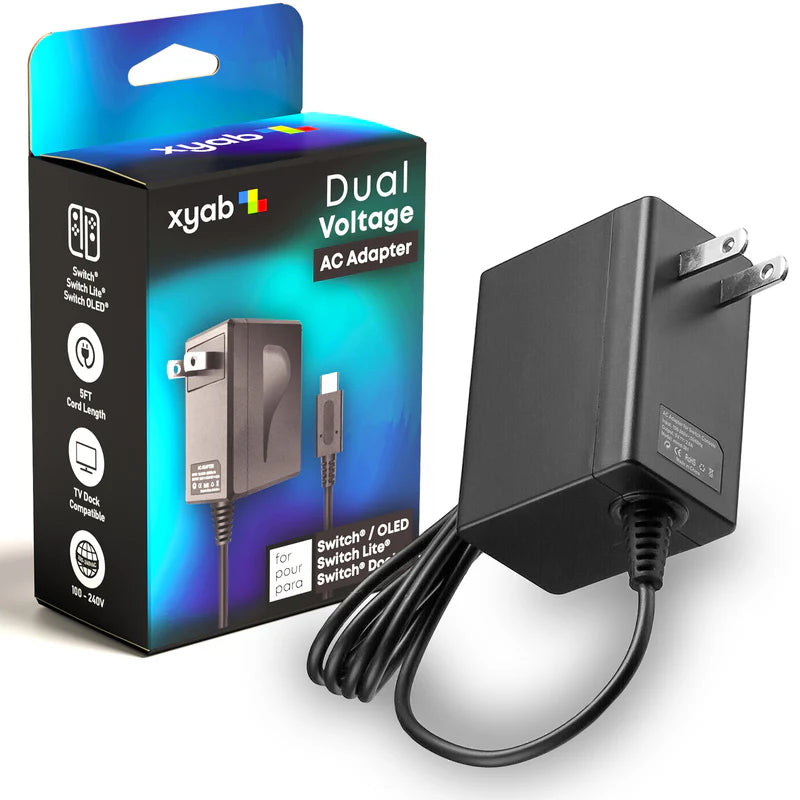 XYAB Power Adapter for Nintendo Switch