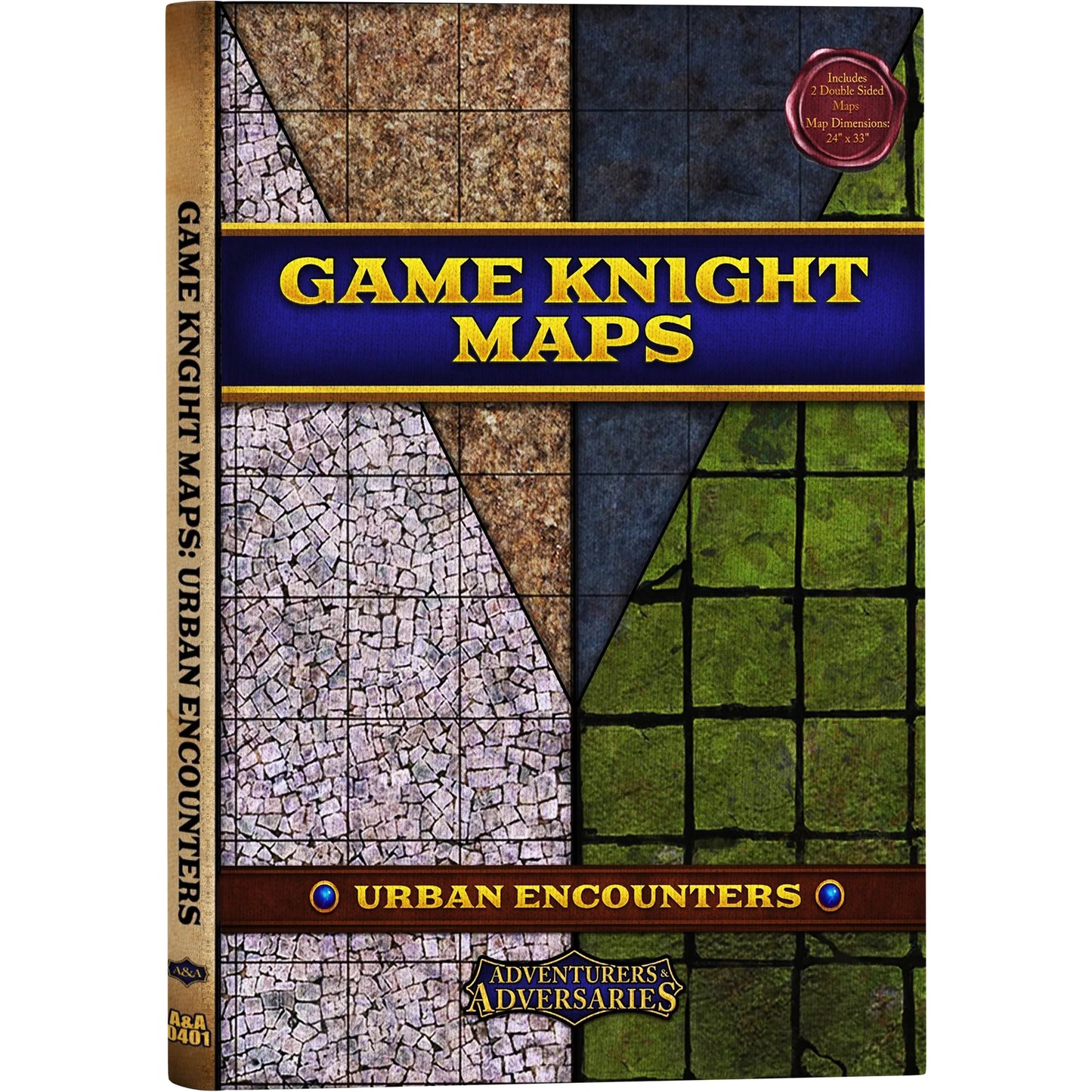 Norse Foundry Adventurers & Adversaries Game Knight Maps - Urban Encounters