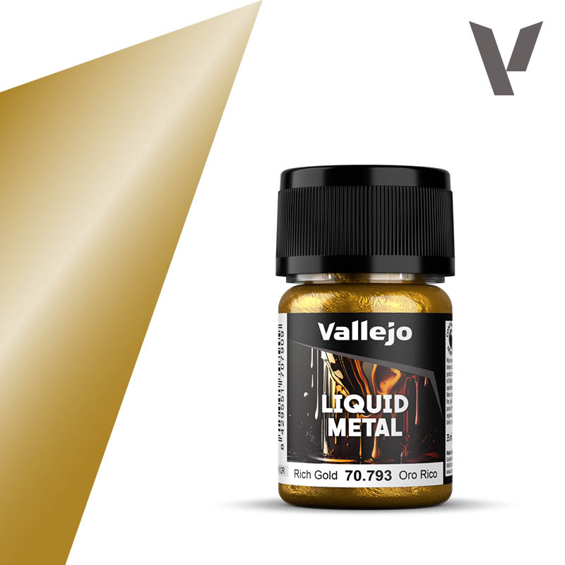 Vallejo Liquid Metal - Old Gold