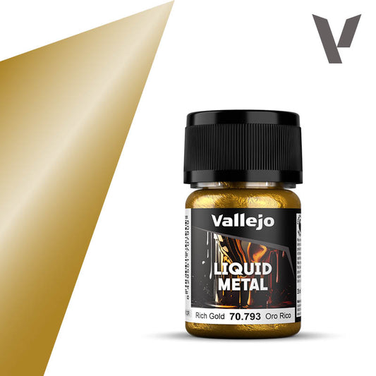 Vallejo Liquid Metal - Old Gold