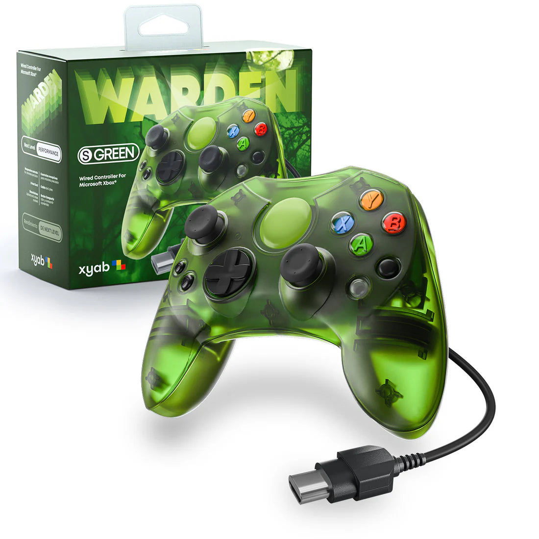 XYAB Warden Wired Controller - Clear Green