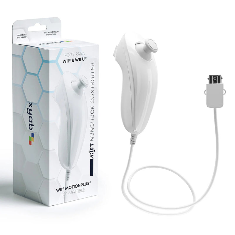 XYAB Wired Nunchuck Controller - Wii / Wii U (White)