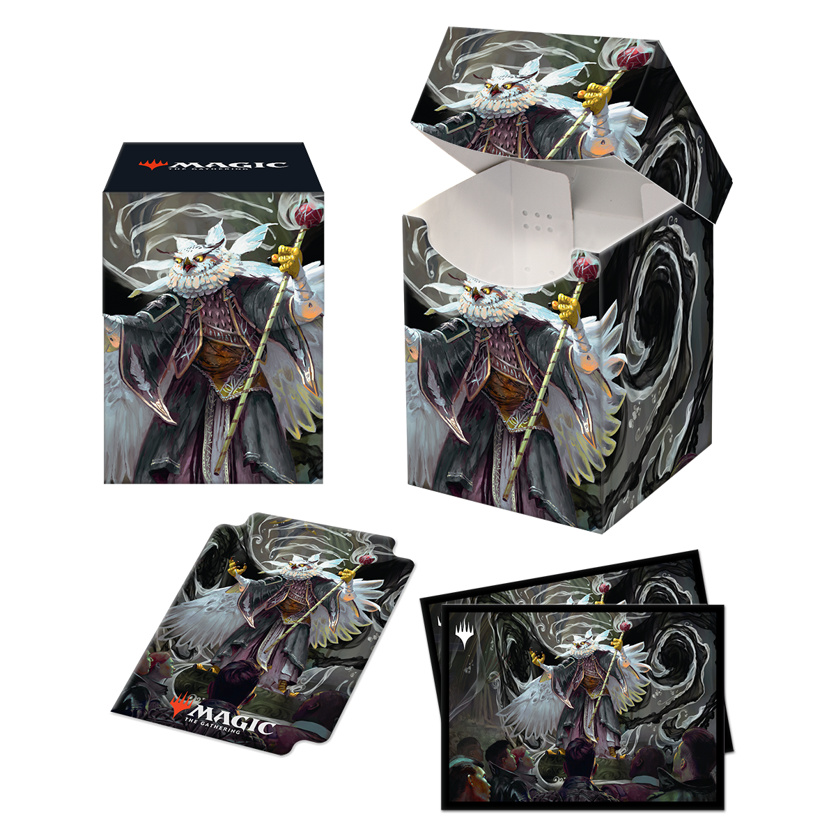 Ultra PRO: 100+ Deck Box / 100ct Sleeves - Commander 2021 (Silverquill)