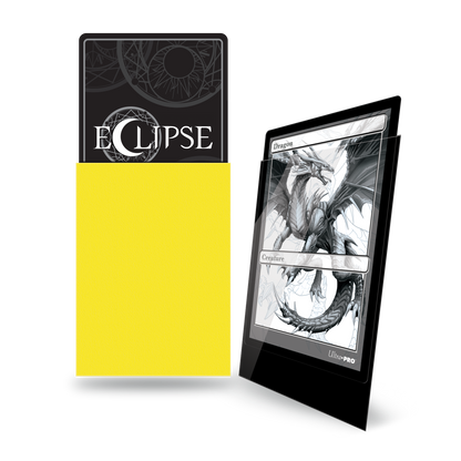 Ultra PRO: Standard 100ct Sleeves - Eclipse Gloss (Lemon Yellow)