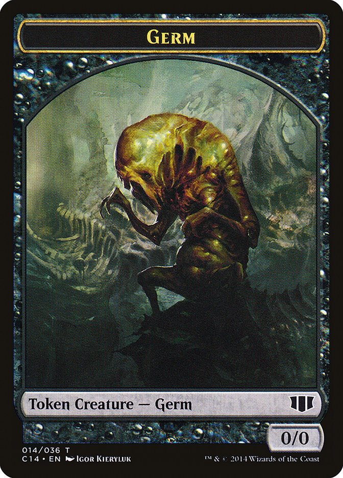 Stoneforged Blade // Germ Double-Sided Token [Commander 2014 Tokens]