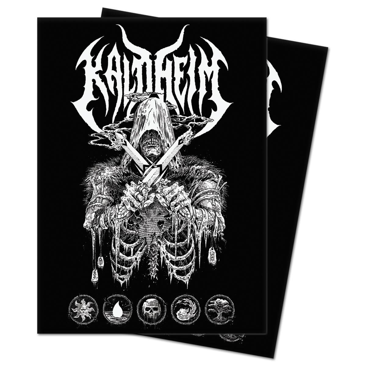 Ultra PRO: Standard 100ct Sleeves - Kaldheim (Metal Alt Art)