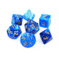 Chessex Vortex: Blue/Gold 7 Dice Set