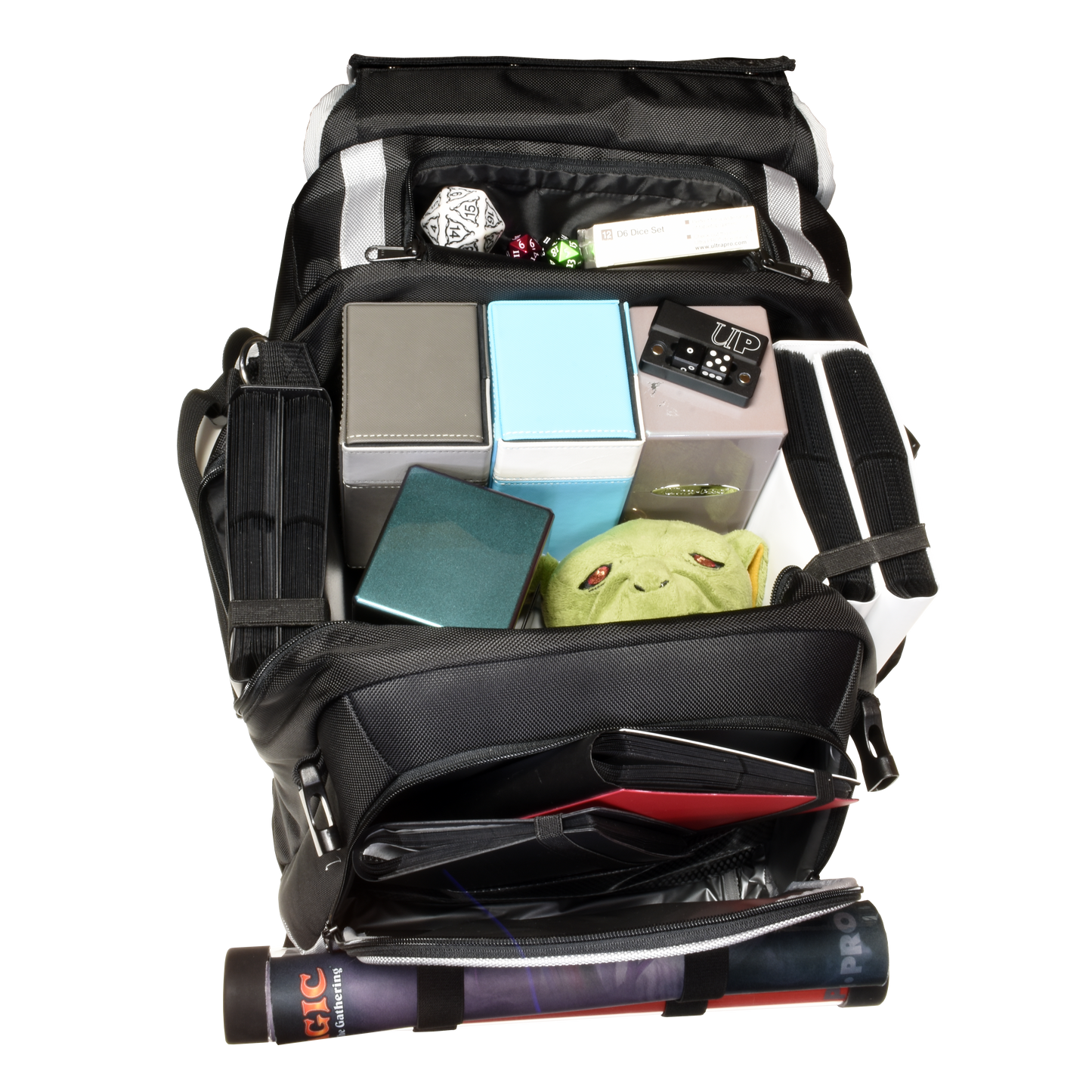 Ultra PRO: Citadel Backpack - Black (Silver Trim)