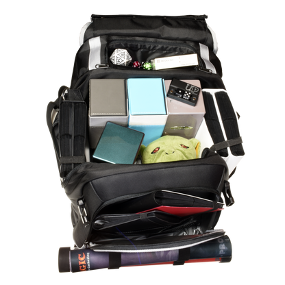 Ultra PRO: Citadel Backpack - Black (Silver Trim)