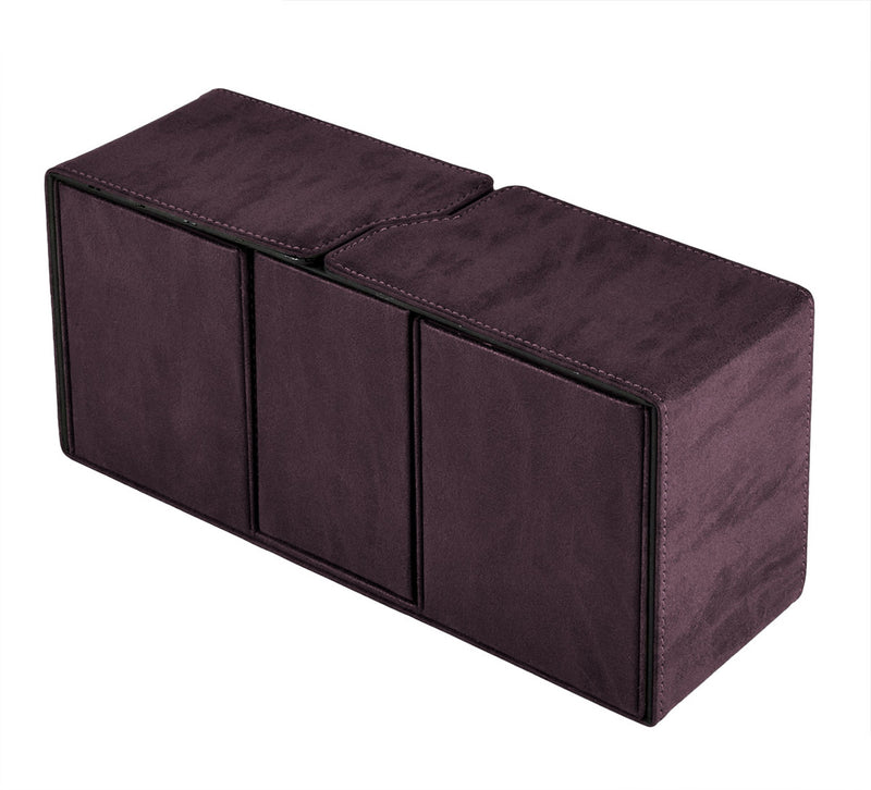 Ultra Pro Deck Box Suede Alcove Vault - Amethyst