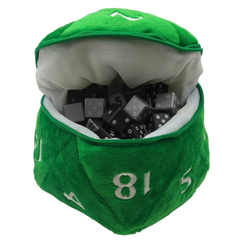 Ultra Pro D20 Plush Dice Pouch - Green