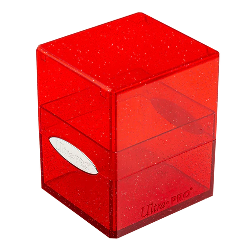 Ultra PRO: Satin Cube - Glitter Red