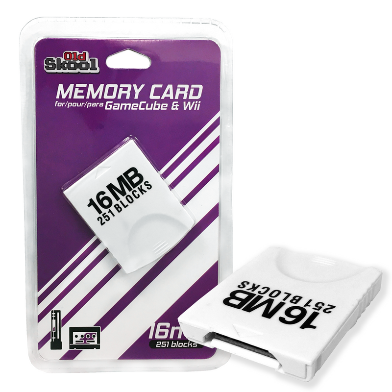 Old Skool Nintendo Gamecube Memory Card - 16MB (251 Blocks)