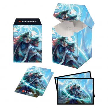 Ultra Pro Deck Box + Sleeves - Commander 2021 - Adrix and Nev, Twincasters